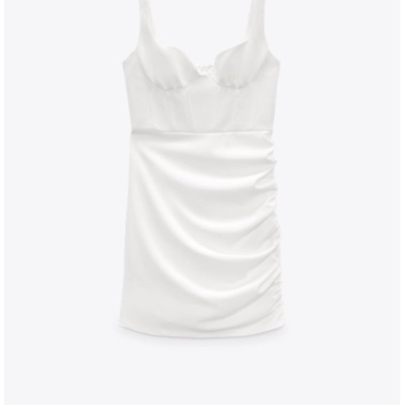 ZARA | Draped Elasticized Dress - Picture 11 of 14